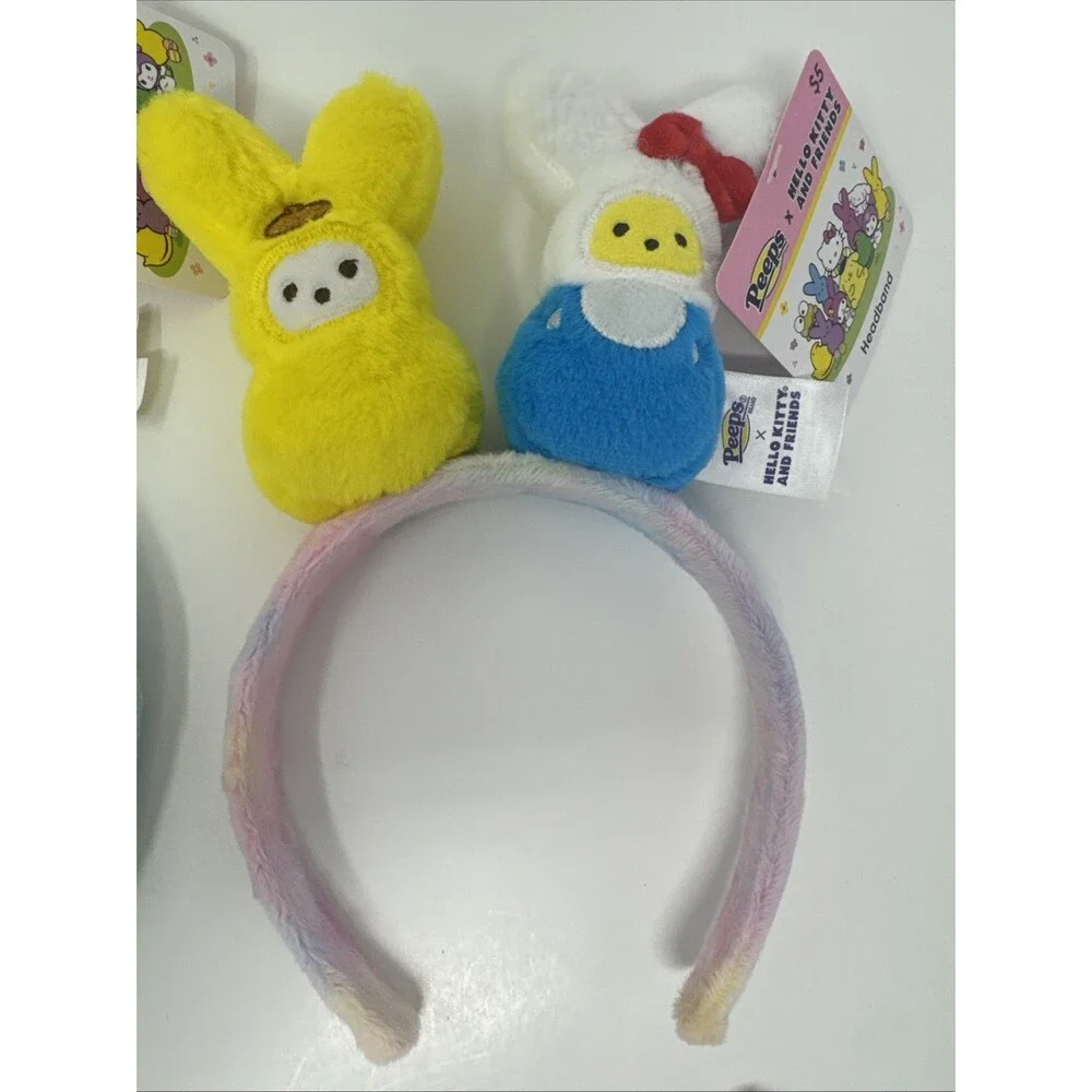 Peeps x Hello Kitty & Friends EASTER Headband SET  Keroppi My Melody Pompompurin